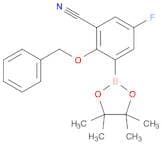 2-Benzyloxy-3-cyano-5-fluorophenylboronic acid pinacol ester