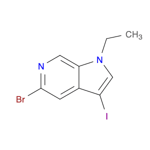 5-Bromo-1-ethyl-3-iodo-1h-pyrrolo[2,3-c]pyridine