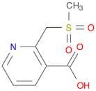 2-((Methylsulfonyl)methyl)nicotinic acid