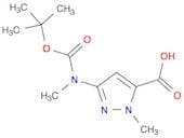 3-((Tert-Butoxycarbonyl)(Methyl)Amino)-1-Methyl-1H-Pyrazole-5-Carboxylic Acid