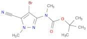 Tert-Butyl (4-Bromo-5-Cyano-1-Methyl-1H-Pyrazol-3-Yl)(Methyl)Carbamate