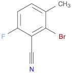2-Bromo-6-fluoro-3-methylbenzonitrile
