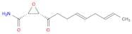 Oxiranecarboxamide, 3-(1-oxo-4,7-nonadienyl)-, [2R-[2a,3a(4E,7E)]]-