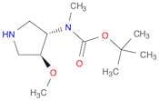 Carbamic acid, [(3S,4S)-4-methoxy-3-pyrrolidinyl]methyl-,1,1-dimethylethyl ester