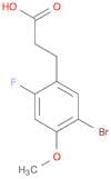 3-(5-Bromo-2-Fluoro-4-Methoxy-Phenyl)-Propionic Acid