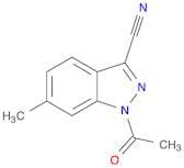 1-acetyl-6-methyl-1h-indazole-3-carbonitrile
