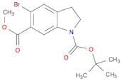 1-tert-Butyl 6-methyl 5-bromo-2,3-dihydroindole-1,6-dicarboxylate