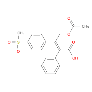 (Z)-4-Acetoxy-3-(4-(methylsulfonyl) phenyl)-2-phenylbut-2-enoic acid