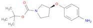 1-Pyrrolidinecarboxylic acid, 3-(4-aminophenoxy)-, 1,1-dimethylethylester, (S)-