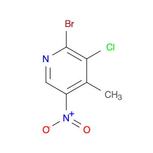 2-Bromo-3-chloro-4-methyl-5-nitropyridine