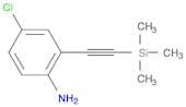Benzenamine, 4-chloro-2-[(trimethylsilyl)ethynyl]-