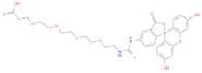 1-((3',6'-Dihydroxy-3-oxo-3H-spiro[isobenzofuran-1,9'-xanthen]-5-yl)amino)-1-thioxo-5,8,11,14-tetr…