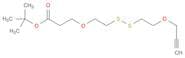 Propargyl-PEG1-SS-PEG1-t-butyl ester