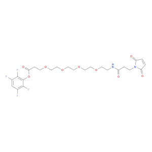 2,3,5,6-Tetrafluorophenyl 19-(2,5-dihydro-2,5-dioxo-1H-pyrrol-1-yl)-17-oxo-4,7,10,13-tetraoxa-16-a…
