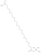 4,7,10,13,16,19-Hexaoxa-22-thiatetracosanoic acid, 23-oxo-, 1,1-dimethylethyl ester