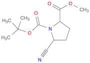 1-tert-butyl 2-methyl 5-cyanopyrrolidine-1,2-dicarboxylate