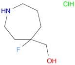 1H-Azepine-4-methanol, 4-fluorohexahydro-, hydrochloride (1:1)