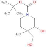 tert-Butyl 3-hydroxy-4-(hydroxymethyl)-4-methylpiperidine-1-carboxylate
