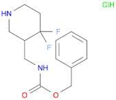 Benzyl ((4,4-Difluoropiperidin-3-Yl)Methyl)Carbamate Hydrochloride