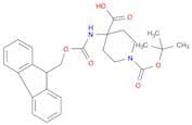 4-(9H-fluoren-9-ylmethoxycarbonylamino)-1-[(2-methylpropan-2-yl)oxycarbonyl]piperidine-4-carboxyli…