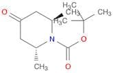1-Piperidinecarboxylic acid, 2,6-dimethyl-4-oxo-, 1,1-dimethylethylester, trans-
