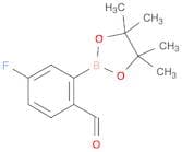 4-Fluoro-2-(4,4,5,5-Tetramethyl-1,3,2-Dioxaborolan-2-Yl)Benzaldehyde