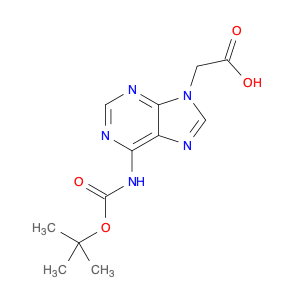 9H-Purine-9-acetic acid, 6-[[(1,1-dimethylethoxy)carbonyl]amino]-