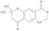 2H-1-Benzopyran-7-carboxylic acid, 3,4-dihydro-2,2-dimethyl-4-oxo-,ethyl ester
