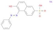 2-Naphthalenesulfonic acid, 6-hydroxy-5-(phenylazo)-, monosodium salt