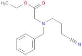 Glycine, N-(3-cyanopropyl)-N-(phenylmethyl)-, ethyl ester