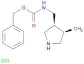 Cis-benzyl ((4-methylpyrrolidin-3-yl)methyl)carbamate hydrochloride