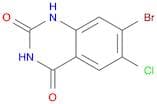 7-bromo-6-chloro-1,3-dihydroquinazoline-2,4-dione