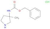 Benzyl(3-methylpyrrolidin-3-yl)carbamate hydrochloride
