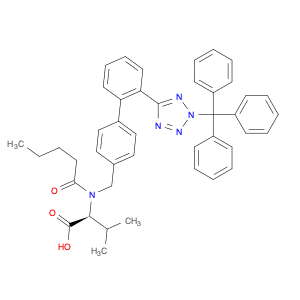 L-Valine,N-(1-oxopentyl)-N-[[2'-[2-(triphenylmethyl)-2H-tetrazol-5-yl][1,1'-biphenyl]-4-yl]methyl]-