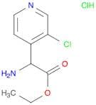 Ethyl 2-amino-2-(3-chloropyridin-4-yl)acetate hydrochloride
