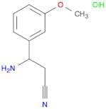 3-Amino-3-(3-methoxyphenyl)propanenitrile hydrochloride
