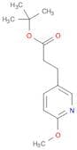 Tert-butyl 3-(6-methoxypyridin-3-yl)propanoate