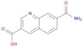 7-Carbamoylquinoline-3-carboxylic acid