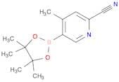 4-Methyl-5-(tetramethyl-1,3,2-dioxaborolan-2-yl)pyridine-2-carbonitrile