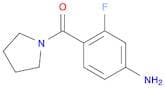 3-Fluoro-4-(pyrrolidine-1-carbonyl)aniline