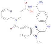 3-[1-(2-{[(4-carbamimidoylphenyl)amino]methyl}-1-methyl-1H-1,3-benzodiazol-5-yl)-N-(pyridin-2-yl)f…