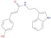2-Propenamide, 3-(4-hydroxyphenyl)-N-[2-(1H-indol-3-yl)ethyl]-, (2E)-