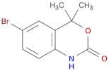 2H-3,1-Benzoxazin-2-one, 6-bromo-1,4-dihydro-4,4-dimethyl-