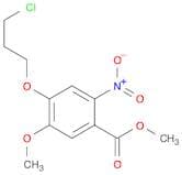 Benzoic acid, 4-(3-chloropropoxy)-5-methoxy-2-nitro-, methyl ester