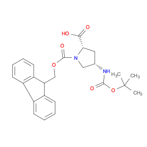 1,2-Pyrrolidinedicarboxylic acid,4-[[(1,1-dimethylethoxy)carbonyl]amino]-, 1-(9H-fluoren-9-ylmethy…