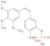 (Z)-2-Methoxy-5-(3,4,5-trimethoxystyryl)phenyl dihydrogen phosphate