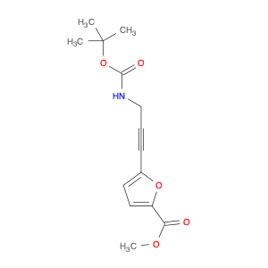 Methyl 5-(3-((tert-butoxycarbonyl)amino)prop-1-yn-1-yl)furan-2-carboxylate