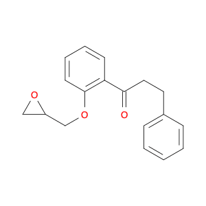 1-PROPANONE, 1-[2-(OXIRANYLMETHOXY)PHENYL]-3-PHENYL-
