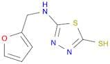 5-((Furan-2-ylmethyl)amino)-1,3,4-thiadiazole-2-thiol