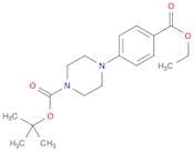 1-Piperazinecarboxylic acid, 4-[4-(ethoxycarbonyl)phenyl]-,1,1-dimethylethyl ester